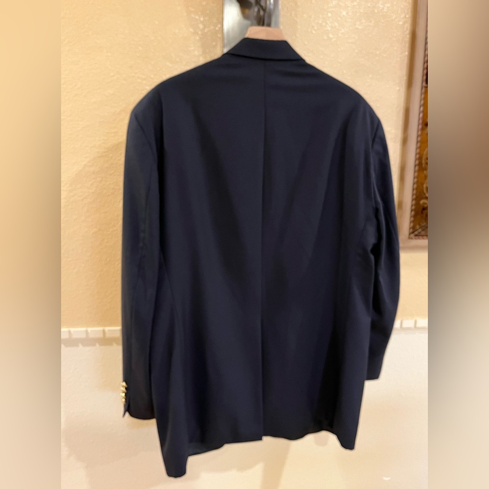 Ralph Lauren men’s suit jacket / Polo blazer. 100% wool. 2-button. Navy blue. 46 - Picture 8 of 14